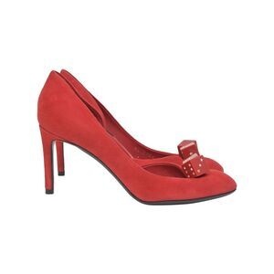 Louis Vuitton Dice Pumps in Red Suede